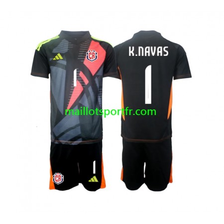 Maillot de Foot Costa Rica Keylor Navas 1 Gardien Enfant Troisieme 2024